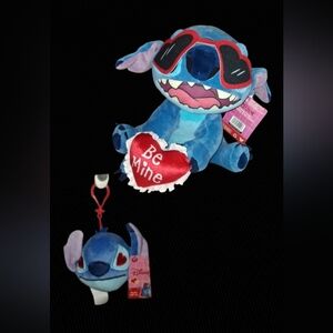 DISNEY STITCH PLUSH LOT (KEYCHAIN & JUMBO)